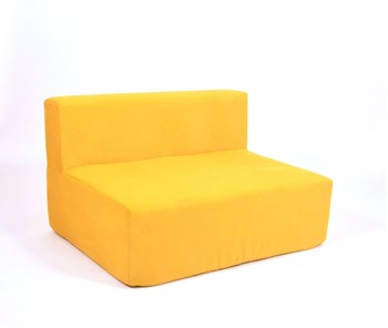 Кресло бескаркасное КлассМебель Тетрис 100х80х60, желтое в Ярославле