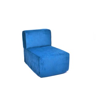 Кресло бескаркасное КлассМебель Тетрис 50х80х60, синий в Ярославле