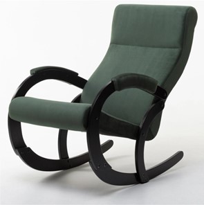 Кресло-качалка в гостиную Корсика, ткань Amigo Green 34-Т-AG в Ярославле