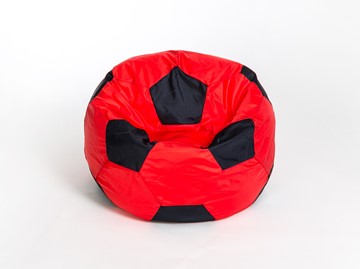 Кресло-мешок Мяч большой, красно-черный в Рыбинске