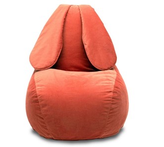 Кресло-игрушка КлассМебель Зайка (длинные уши), оранжевый в Ярославле