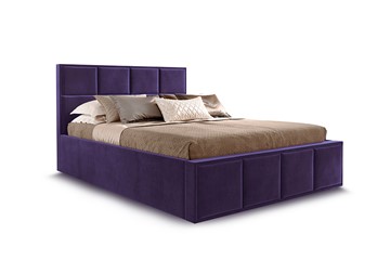 Кровать с основанием Октавия 1400,Мора фиолетовый в Ярославле