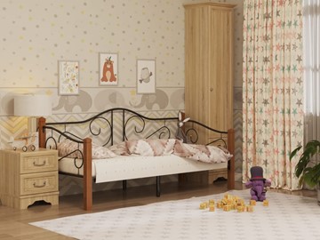 Кровать для детей Гарда 7, 90х200, черная в Ярославле