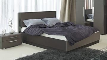 Кровать с механизмом 2-спальная Наоми 1600, цвет Фон серый, Джут СМ-208.01.02 в Рыбинске