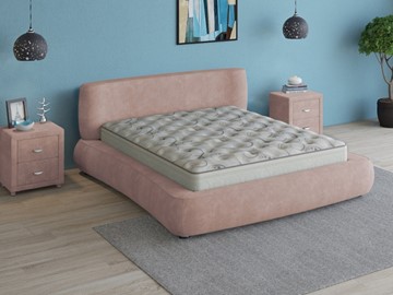 Кровать двуспальная Zephyr 180х200, (Велсофт Винтажный розовый) в Ярославле
