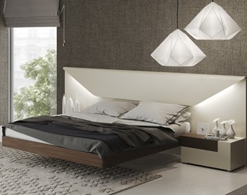 Кровать полутороспальная Elena с подсветкой (160x200) в Ярославле
