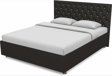 Спальная кровать Флоренция-А 1400 с основанием (Nitro Brown) в Ярославле