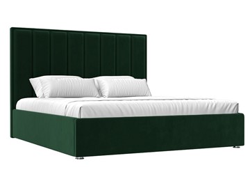 Кровать с механизмом 2-спальная Афродита 160, Зеленый (Велюр) в Ярославле