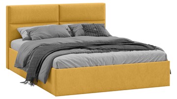 Кровать с механизмом 2-спальная ТриЯ Глосс Тип 1 (Микровелюр Wellmart Yellow) в Ярославле