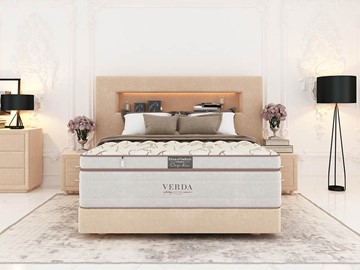 Кровать Smart Compact/Podium M 160х200, Флок (Велсофт Бежевый) в Ярославле