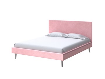Спальная кровать Claro 90х200, Велюр (Casa Жемчужно-розовый) в Ярославле