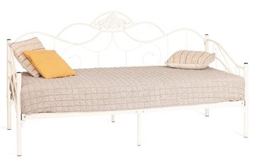 Кровать Federica (mod. AT-881) дерево гевея/металл, 90*200 см (Day bed), Белый (butter white) в Ярославле