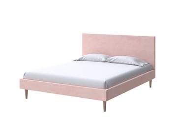 Спальная кровать Claro 140х200, Велюр (Ultra Розовый мусс) в Рыбинске