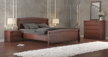 Спальная кровать СВ-Стиль Магнат 160*200 с основанием в Рыбинске