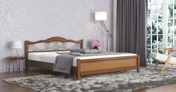 Двуспальная кровать СВ-Стиль Ковка 160*200 с основанием в Ярославле