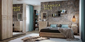 Набор мебели для спальни SCANDICA OSLO №1 в Рыбинске