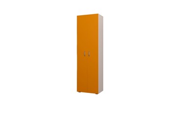 Детский 2-дверный шкаф 600 ДО Млечный дуб, Оранжевый в Рыбинске