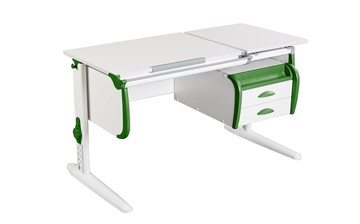 Растущий стол 1/75-40 (СУТ.25) + Tumba 3  белый/белый/Зеленый в Ярославле