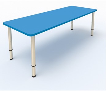 Стол для детей 2-местный  (по одну сторону столешн.) СДО-2 (0-3) синий в Ярославле