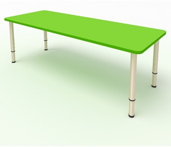 Детский стол 2-местный  (по одну сторону столешн.) СДО-2 (0-3) зеленый в Ярославле
