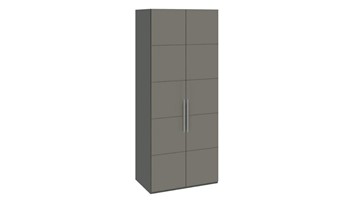 Распашной шкаф Наоми с 2-мя дверями, цвет Фон серый, Джут  СМ-208.07.03 в Ярославле