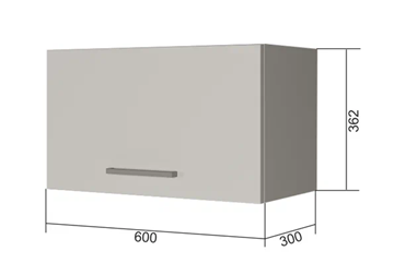 Кухонный шкаф В360, Серый/Антрацит в Ярославле