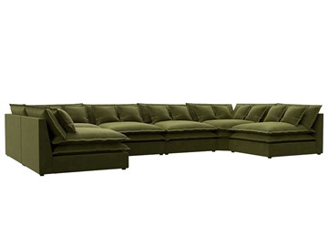 П-образный диван Лига-040, Зеленый (микровельвет) в Ярославле