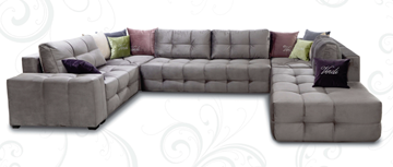 П-образный диван Италия 405х230х255х80 в Ярославле