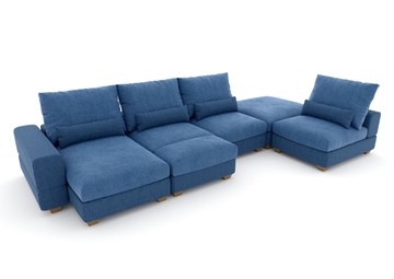 П-образный диван FLURE Home V-10-M П (П1+Д4+Д2+УС+ПС), Memory foam в Ярославле