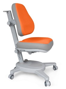 Кресло детское Mealux Onyx (Y-110) OG  - серое + чехол оранжевый с серыми вставками в Ярославле