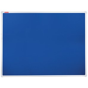 Доска  для объявлений c текстильным покрытием для объявлений 60х90 см синяя, ГАРАНТИЯ 10 ЛЕТ, РОССИЯ, BRAUBERG, 231700 в Рыбинске