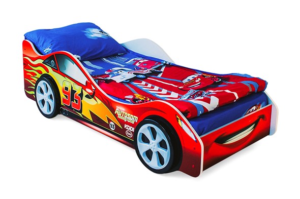 Кровать-машина детская Тачка красная в Ярославле - изображение