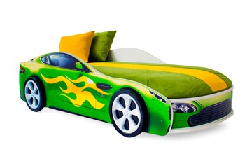 Детская кровать-машина Бондимобиль зеленый в Ярославле - предосмотр