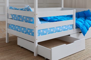 Детская кровать Домик с ящиками, цвет белый в Рыбинске - предосмотр 3