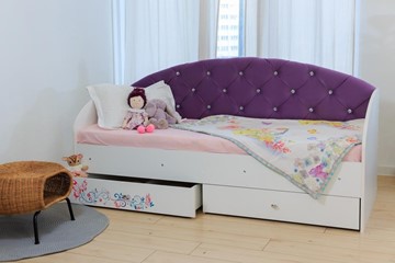 Кровать с ящиками Эльза без бортика, Фиолетовый (латы) в Ярославле - предосмотр 5