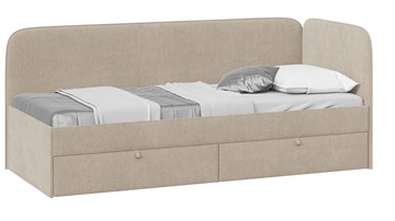 Подростковая кровать Молли тип 1 (80), Микровелюр Scandi Cream 03 в Ярославле - предосмотр