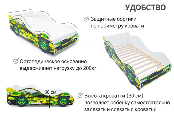 Кровать-машина Хаки в Ярославле - изображение 5