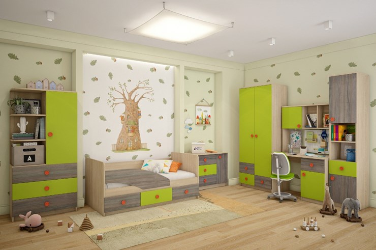 Гарнитур детской мебели Пуговка №1 в Ярославле - изображение