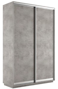 Шкаф 2-дверный Экспресс (ДСП) 1400х450х2200, бетон в Рыбинске