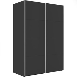 Шкаф 2-х дверный Эста (ДСП/ДСП) 1600x660x2200, серый диамант в Ярославле - предосмотр