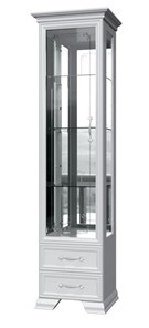 Шкаф-витрина Грация ШР-1, белый, 3 стекла, 420 в Ярославле