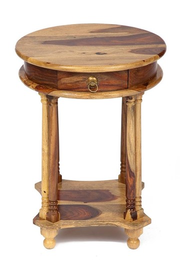 Кофейный стол Бомбей - 1149  палисандр, 45*45*60, натуральный (natural) арт.10049 в Ярославле - изображение 2