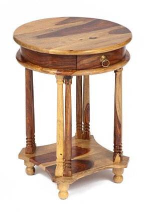 Кофейный стол Бомбей - 1149  палисандр, 45*45*60, натуральный (natural) арт.10049 в Рыбинске - изображение