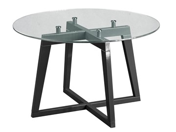 Стеклянный стол Рилле-445 (серый графит) в Рыбинске