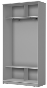 Шкаф 2-х дверный Хит-22-4-12/2-22 с цветным стеклом, белое №10, Дуб сонома в Ярославле - предосмотр 1