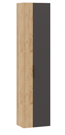 Шкаф 2-х дверный Асти (Дуб крафт золотой/Антрацит) в Ярославле - изображение