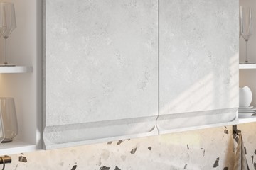 Модульный угловой гарнитур Вельвет, бетон графит/бетон снежный в Ярославле - предосмотр 4