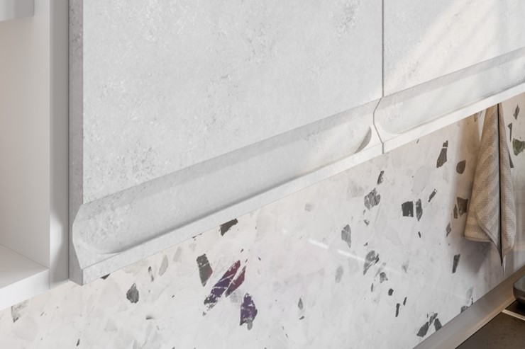 Модульный угловой гарнитур Вельвет, бетон графит/бетон снежный в Рыбинске - изображение 5