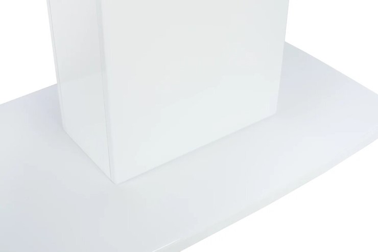 Кухонный раскладной стол Leset Денвер 1Р (Белый лак/стекло глянцевое белое) в Ярославле - изображение 8