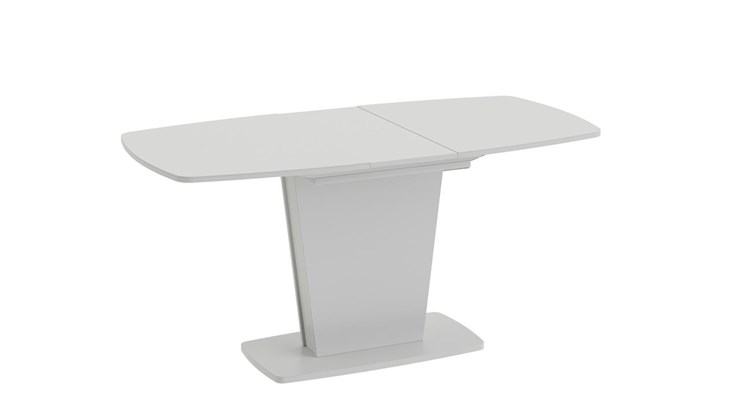 Кухонный стол раздвижной Честер тип 2, цвет Белый/Стекло белый глянец в Рыбинске - изображение 1